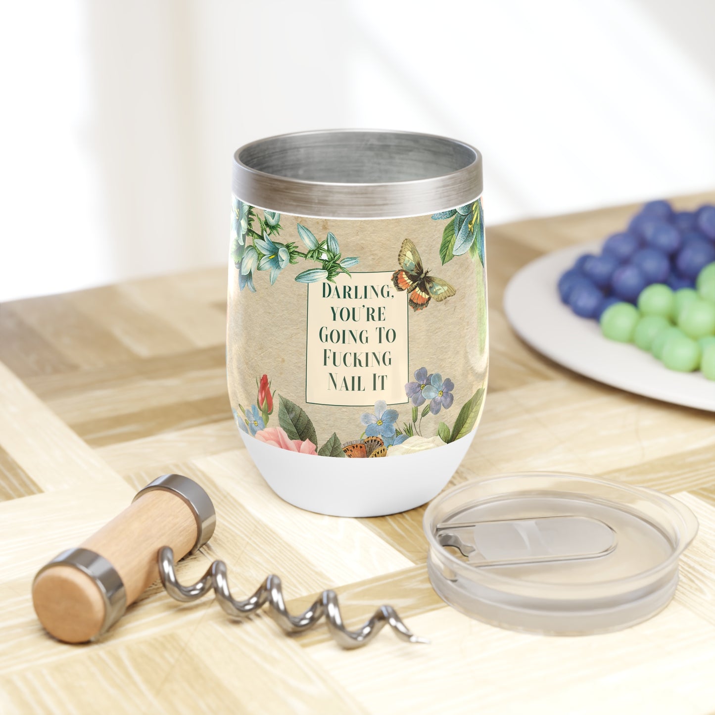 Nail It Wine Tumbler