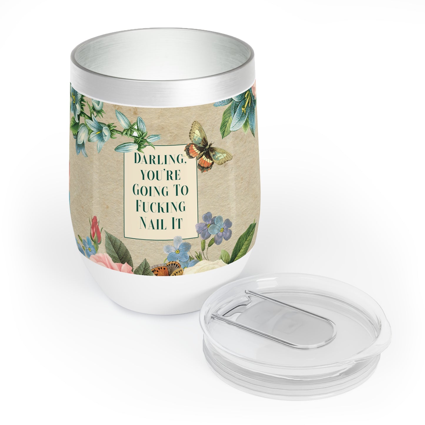 Nail It Wine Tumbler