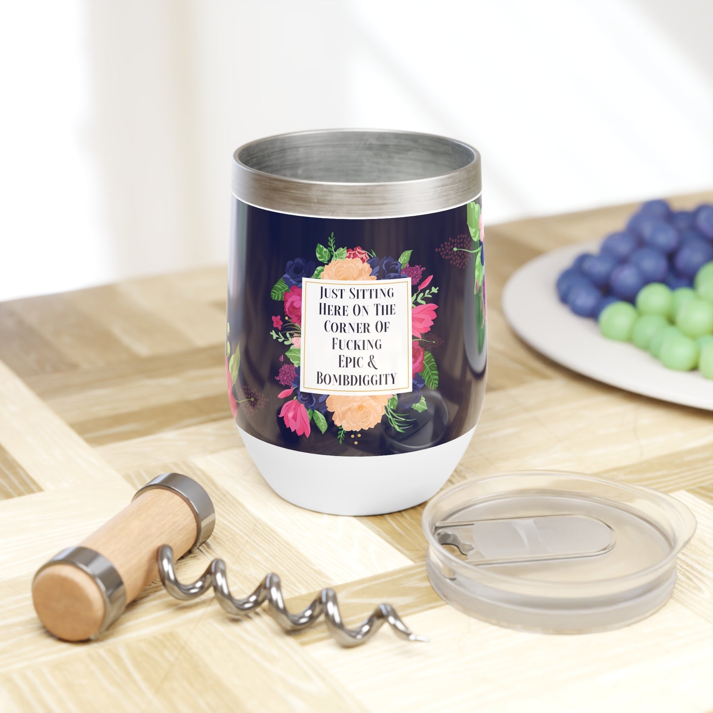 Bombdiggity Wine Tumbler